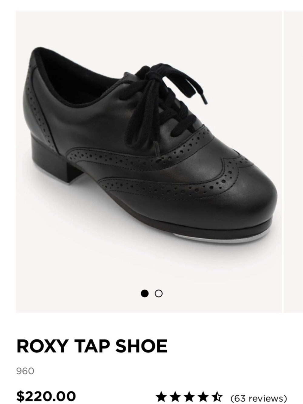 Capezio Roxy Oxford Tap Shoes